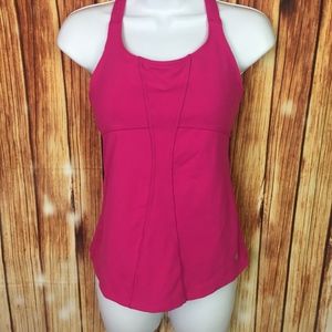 Athleta Pink Racerback Tank Athletic Top Small